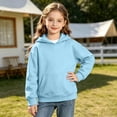 thumbnail image 5 of Kids Girls Boys Hoodies Preppy Long Sleeve Sweatshirt Pullover with Pockets Soft Hoodies for Teen Girls Boys, 5 of 7
