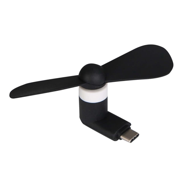 Mini ventilador portátil de mano, ventilador personal recargable a batería para oficina, viajes y exteriores (3 velocidades)