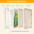 thumbnail image 2 of WWS-2 Pack Kids Artwork Picture Frames 8.5 x11 Changeable Front Opening Child Artwork Display Storage Frame on the Wall for Kids Drawings,Children Art Projects, Schoolwork, Home or Office (White), 2 of 4