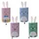 thumbnail image 2 of Cateissary Caja de hojalata con forma de conejito, estilo retro, para decoración de dulces, con orejas de conejo de peluche, caja de regalo para Almacenamiento y organización del hogar azul, 2 of 3