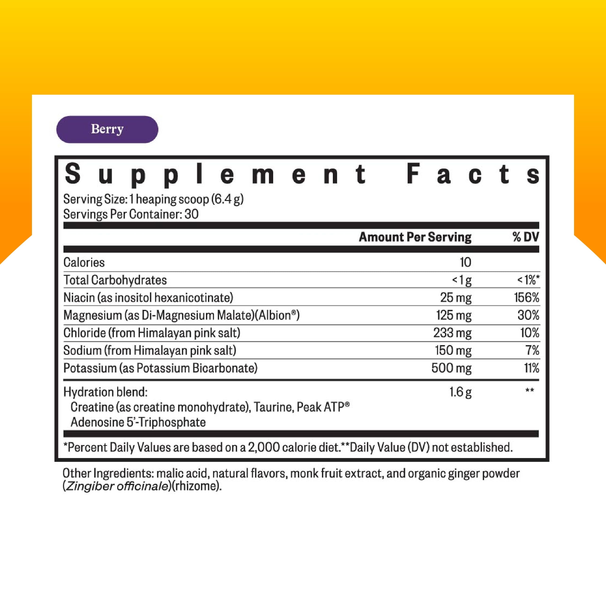 Seeking Health Optimal Electrolyte Powder - Electrolyte Powder with Sodium & Potassium - Support Digestion & Energy with Magnesium Electrolyte Supplement - Berry, 30 Servings