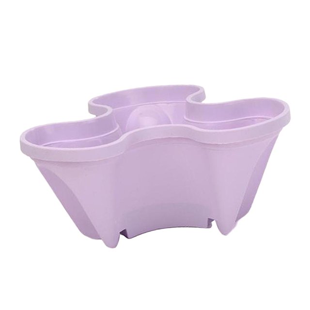 Maceta de jardín apilable de 1 pieza para interior y exterior, maceta para Púrpura Cola Maceta de fresa