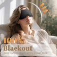 thumbnail image 2 of Comvin Eye Mask for Sleep, 3D Blackout Sleeping Mask for Women Men, Black, 2 of 8
