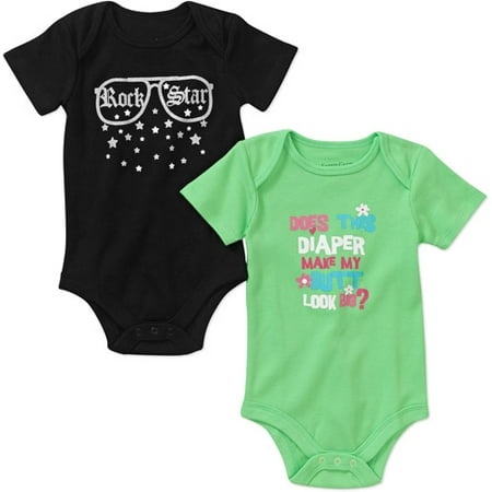 Faded Glory Newborn Girl Attitude Bodysu
