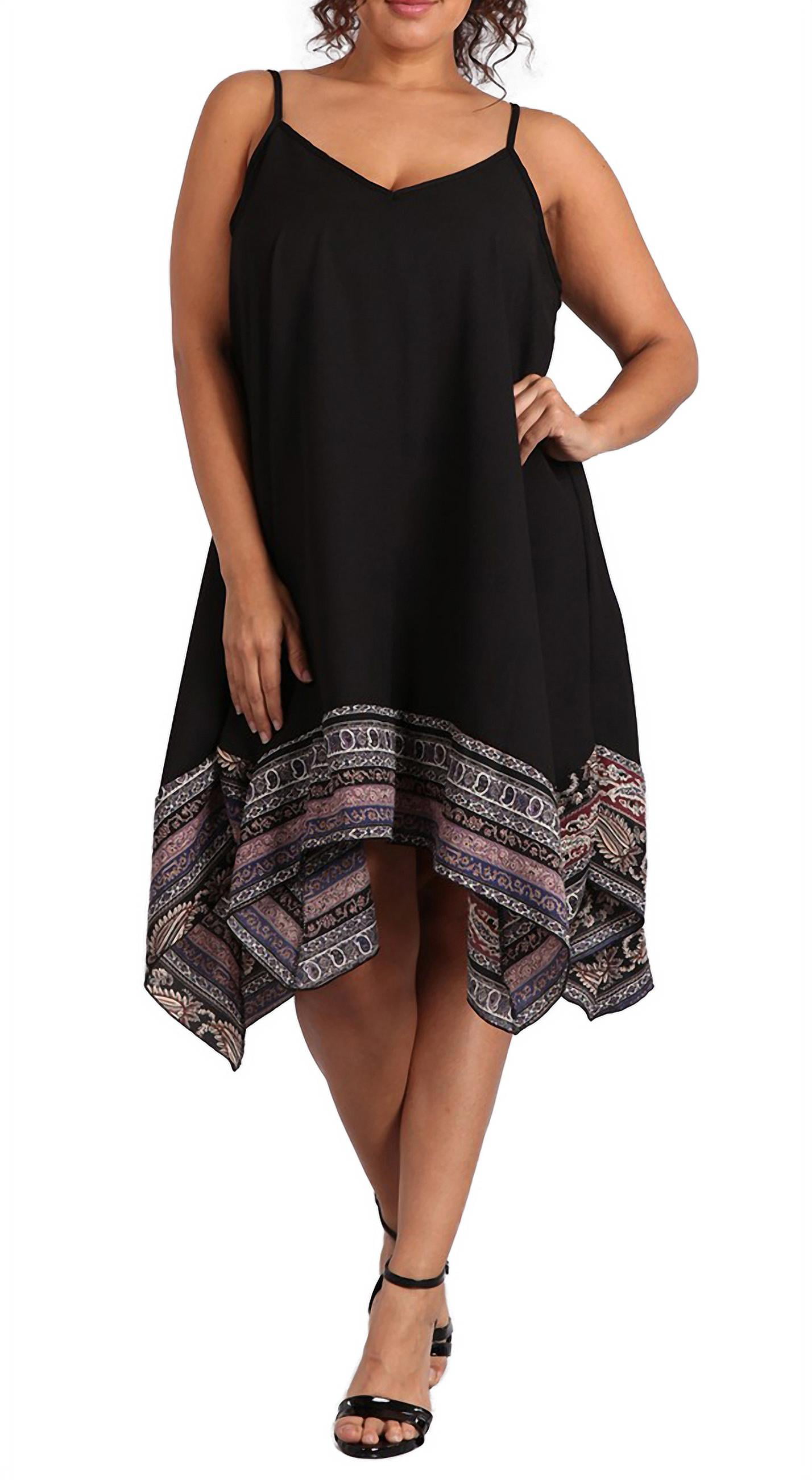 eVogues Women's Sleeveless Midi Dress Black - Walmart.com