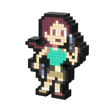 PDP Pixel Pals Classic Lara Croft Collectible Lighted Figure, (Best Pixel Games Pc)