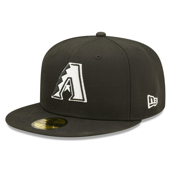 Men's New Era Black Arizona Diamondbacks Team Logo 59FIFTY Fitted Hat