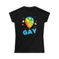 thumbnail image 3 of It's OK to Be Gay LGBT Rainbow Flag Shirt Lesbian Gay Pride Shirts for Women, 3 of 8