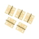 thumbnail image 3 of 20pcs 18 * 16mm Cocina de la cocina puerta bisagras accesorios de muebles 5 agujeros Gold Cajas bisagras for cajas de accesorios de muebles, 3 of 6