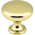 thumbnail image 2 of Elements 3910 Madison 1-3/16" Round Classic Mushroom Cabinet Knob / Drawer Knob - Grey, 2 of 8