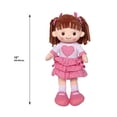 thumbnail image 2 of Muñeca de Trapo y Tela Linzy Toys Lorena Color Rosa 40 cm, 2 of 4