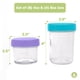 thumbnail image 3 of Frascos de vidrio para almacenamiento de comida para bebés Weesprout 120 ml/240 ml, juego de 12, 3 of 5