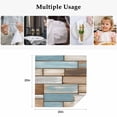 thumbnail image 5 of Cloth Napkins Set of 6 - 20x20 Inches, Blue Beige Brown Vintage Washable Reusable Table Napkins, Retro Farmhouse Elegant Pastoral Soft & Absortbent Dining Napkin for Party Wedding Hotel Restaurant, 5 of 8