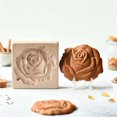 thumbnail image 1 of Moldes de madera para galletas, cortadores de galletas, rosas rojas, para repostería, manualidades, decoración para Navidad, Acción de Gracias, Navidad, cocina, Dusknt, gran oferta, molde de plástico, 1 of 8
