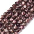 thumbnail image 4 of Natural Lepidolite/Purple Mica Stone Beads Strands Grade A Round 8mm Hole: 0.9mm about 49pcs/strand 15.75 inch(40cm) Lepidolite, 4 of 6