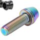 thumbnail image 3 of Tornillo fijo para vástago de bicicleta, 3 piezas Tornillo de vástago de bicicleta carretera de montaña de aleación Tornillo varilla deextensión auriculares bicicleta [M6 * 20 mm 彩色](M6*20mm彩色), 3 of 5
