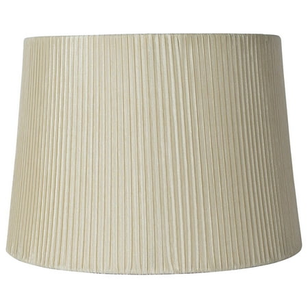 Urbanest Faux Silk Box Pleated Drum Lamp Shade 12x14x10 Cream Urbanest Faux Silk Box Pleated Drum Lamp Shade 12x14x10 Cream