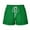 Green, variant on YUGYXL Waffle Shorts for Women Drawstring Stretch Waist Short Pants with Pockets Summer Lightweight Shorts Holiday Pants Green M