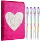thumbnail image 1 of Cuaderno de lentejuelas Outus con bolígrafos de tinta de gel de 4 colores para niñas, 1 of 6