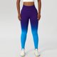 thumbnail image 2 of Leggings elásticos sin costuras para mujer, pantalones ajustados deportivos de cintura alta para Fitness, correr, gimnasio, morado, azul, M, 2 of 6