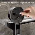 thumbnail image 4 of LACKUST No Drill Wall Mounted Shoe Rack - Gray Bathroom Slipper Storage, Multifunctional Anti-Rust Plastic Towel Holder for Entryway Small Space, 4 of 7