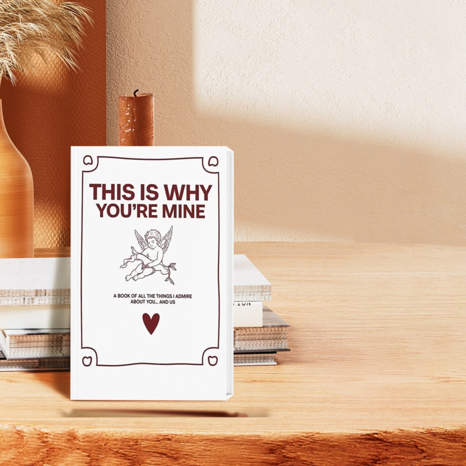 This is Why You're Mine Journal,Lover's Diary Couples Journal & Love Story Book to Record Your Moments - Meaningful Valentine's Day & Anniversary Gift for Him,Her,Boyfriend,Girlfriend