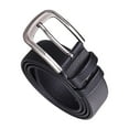 thumbnail image 4 of amagogo Men Belt 120cm Long Pin Buckle PU Leather Belt for Trousers Business Wedding Black, 4 of 9