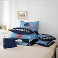 thumbnail image 5 of YST 7 Piece Bed in a Bag Full Size Comforter Set Football Bedding Set,American Football Reversible Design,Rugby Soft Microfiber Comforter with Sheet Set,All Season(Nashville), 5 of 5