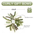 thumbnail image 2 of Gift Bows LIZLOVESS, 6 unidades, satén rizado, verde salvia, 6 unidades, 2 of 6