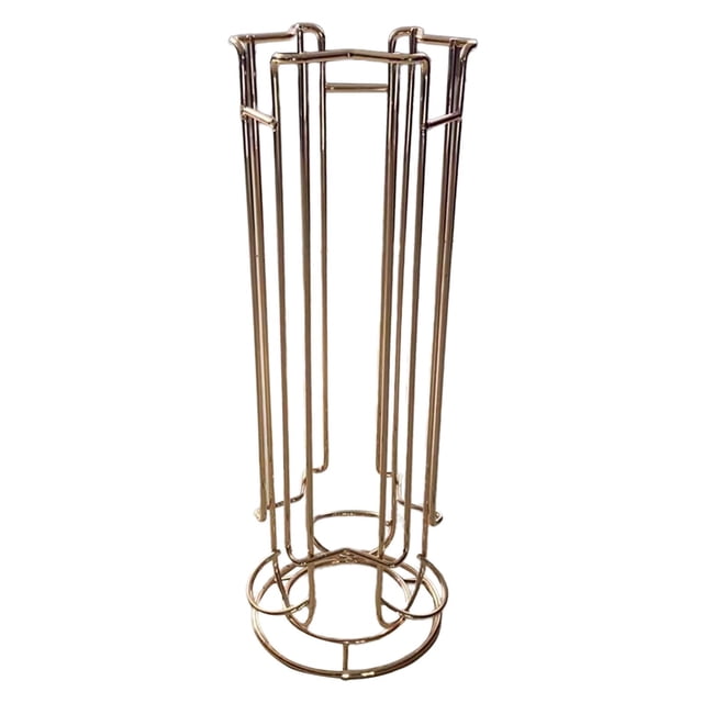 Soporte organizador de cápsulas de café Sunnimix Estante dispensador de estantes de torre decoración de Metal para el hogar y la cocina Opción 7-Dorado