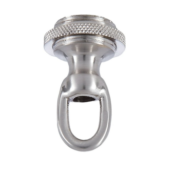 B&P Lamp® Cast Satin Nickel Finish Screw Collar Canopy Set