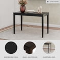 thumbnail image 3 of Signature Design by Ashley Contemporary Kimonte Dining Table, Dark Brown, 3 of 9