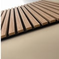 thumbnail image 4 of Dundee Deco Acoustic Panels, Wooden Slats for Decor and Noise Reduction - 3D Wall Panels or Ceiling Panels - Medium Taupe - Sample 6" x 6", 4 of 7