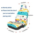 thumbnail image 3 of Honeii Funny Farm Print Car Seat Cover,Car Interior Covers,Universal Fit Seat Protector, Compatible with Most Cars, SUVs, Trucks, and Vans, 3 of 5