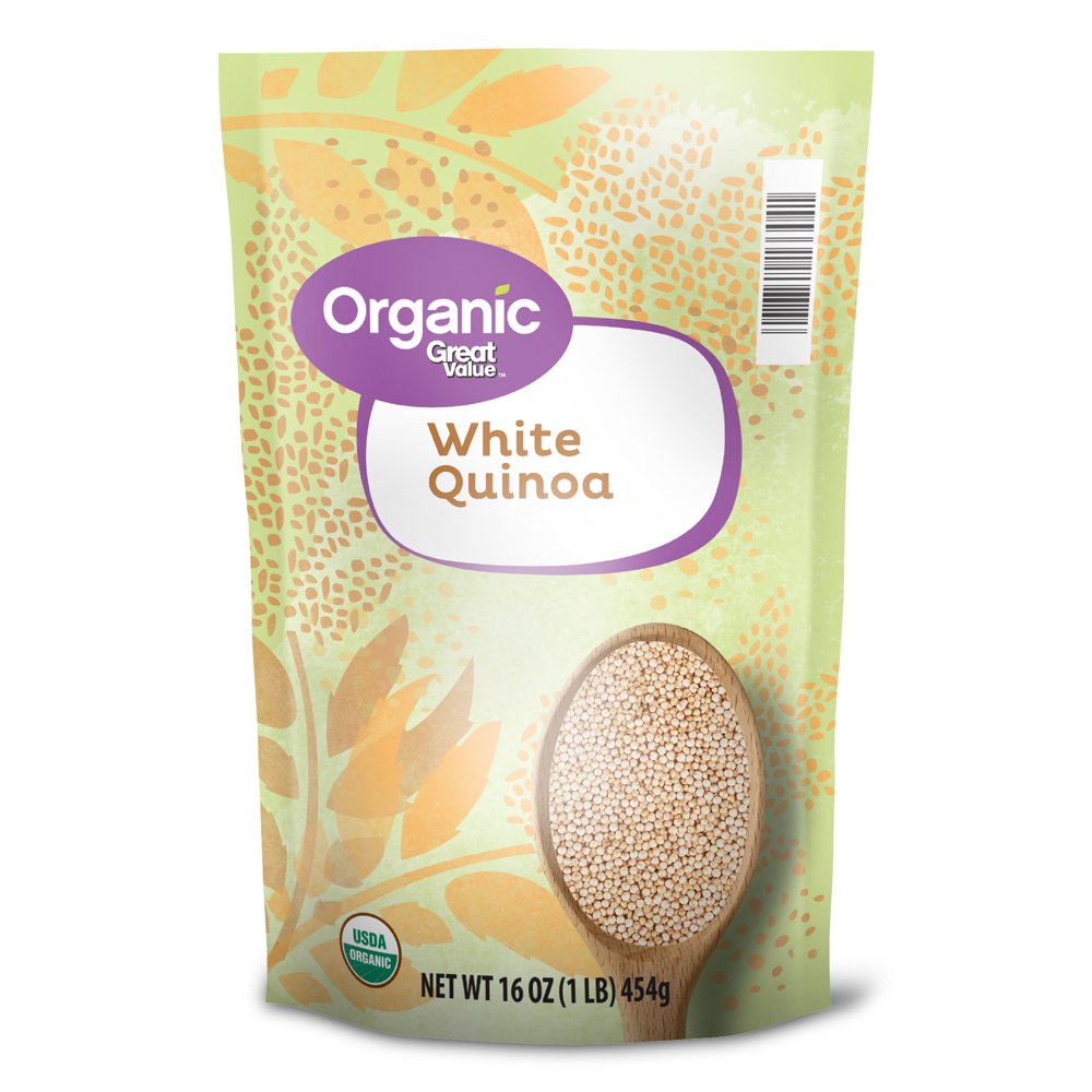 Great Value Organic White Quinoa, 16 oz
