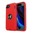 thumbnail image 1 of Funda de teléfono jaroco para iPhone SE 2022/2020/8/7 de 4,7 pulgadas, roja, 1 of 7