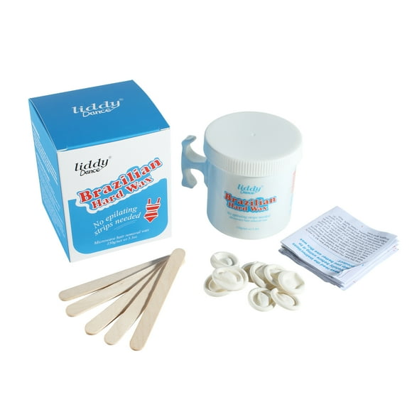 Low Temperature Microwave Hair Removal Wax Set Hair Removal Tool Kit Hard Canned Wax for Legs Face Bikini Eyebrows Nose Body