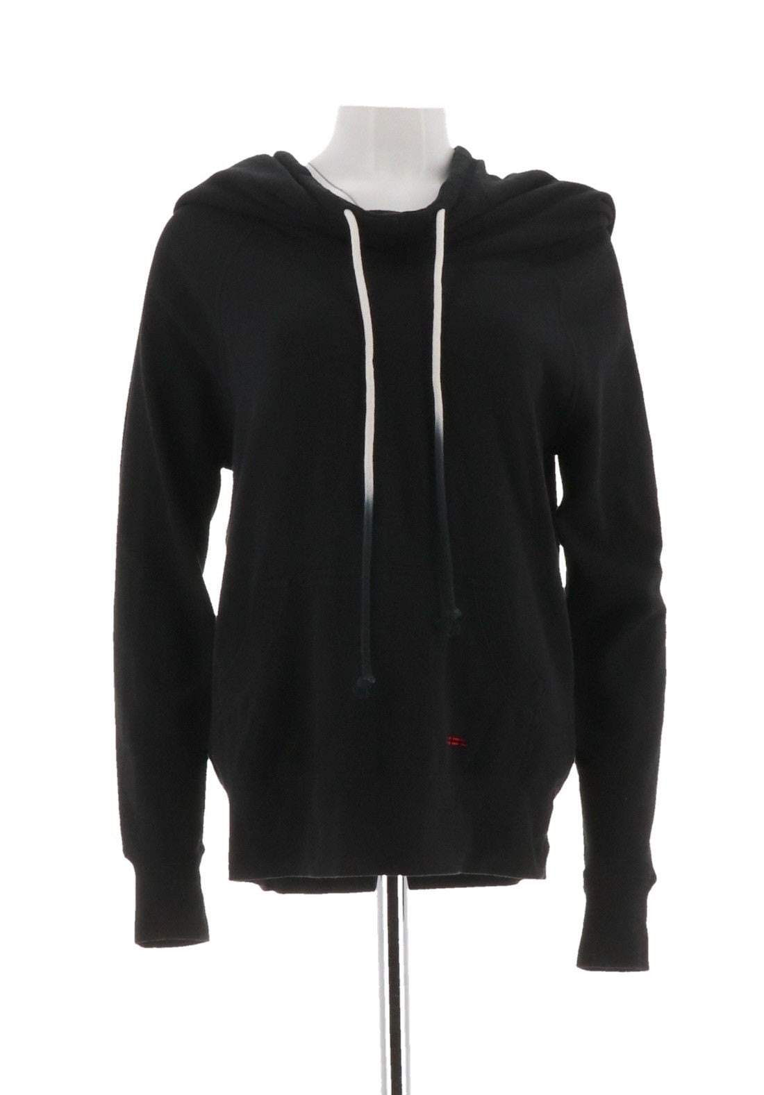 peace love world cowl neck hoodie with affirmation