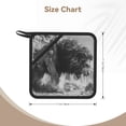 thumbnail image 3 of Sikiie Heroic Lion Encounter Pot Holders Kitchen Insulation Mats Heat Resistant Pot-Holder Oven Anti-Scald Pads for Cooking Baking, 7.1*7.1inch, 3 of 8