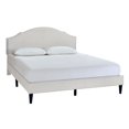 thumbnail image 1 of Accueil Tissu Rembourré Lit Grand en Gris Chaud, 1 of 10