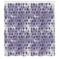 thumbnail image 2 of Ambesonne Modern Shower Curtain, Abstract Blue Drops Print, 69"Wx75"L, Dark Indigo, 2 of 4