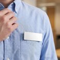 Tag For Manager RENACLIPY 20Pcs Plated Silver Name Tag Badges with Pin Backing for ...
