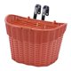 thumbnail image 4 of Cesta de bicicleta para niños, accesorio de almacenamiento, cesta de bicicleta tejida portátil, marrón, 4 of 9