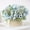 Blue, variant on Dining Table Centerpiece,Beautiful Artificial Silk Fake Flowers Wedding Valentines Bouquet Bridal Decor,Artificial Flowers,Fake Peony Silk Hydrangea Bouquet(Green 1pc 13in)