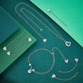 thumbnail image 2 of 40 Pcs Rallonge de Chaîne en Acier Inoxydable Ensembles Rallonge de Chaîne 60mm avec Petit Cœur pour Collier Bracelet Fabrication de Bijoux, 2 of 6