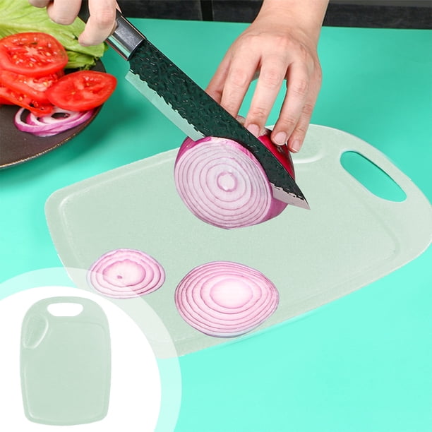 Tablas de cortar de plástico Xhegex para cocina, aptas para lavavajillas, diseño de doble cara, tabla de cortar extragrande para carne, mango de fácil agarre, antideslizante, con zona de molienda,