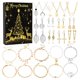 thumbnail image 1 of Ecpecad Advent Calendar 2024 Halloween Countdown Calendar 2024 Christmas Countdown Calendars 2024 Kids Christmas Advent Calendar Bracelet Bracelet Ring, Girls 24 Day Calendar Jewelry Making Set Gift, 1 of 6