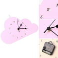 thumbnail image 1 of FUTUREORYY Horloge de Bureau Design Simple Style Nordique en Rose pour Chambre, 1 of 8