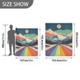thumbnail image 6 of Yayeee Throw Blanket for Couch Soft Warm 50" x 60" Sofa Chair Bed Decoration, Colorful Road at Night, 6 of 7