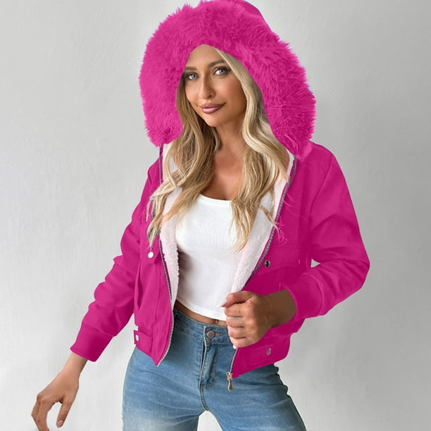 Chaquetas y abrigos casuales con capucha de manga larga para mujer, abrigos casuales cálidos de manga larga, sudaderas con capucha, chaquetas, abrigos con bolsillos, abrigos para mujer